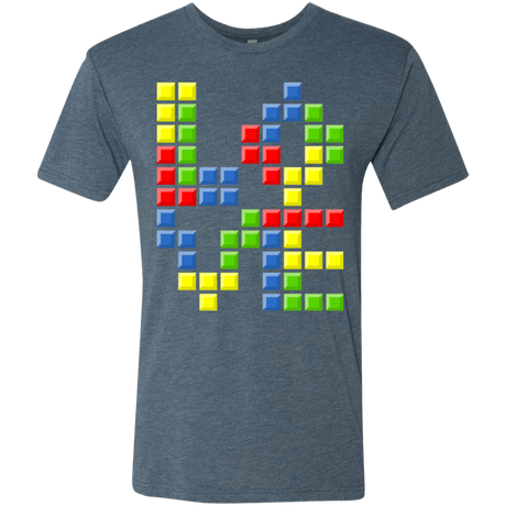 T-Shirts Indigo / S Love Puzzles Men's Triblend T-Shirt