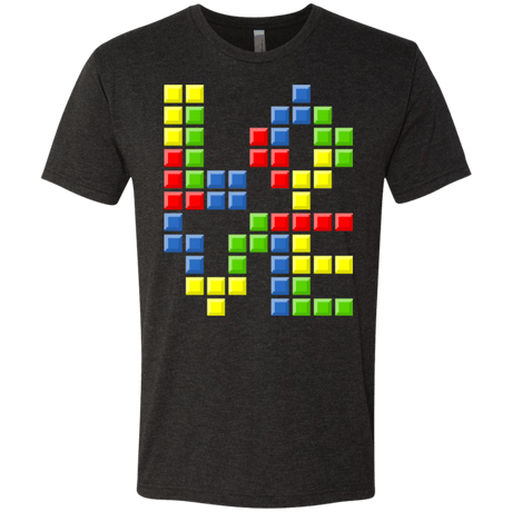 T-Shirts Vintage Black / S Love Puzzles Men's Triblend T-Shirt