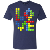 T-Shirts Vintage Navy / S Love Puzzles Men's Triblend T-Shirt
