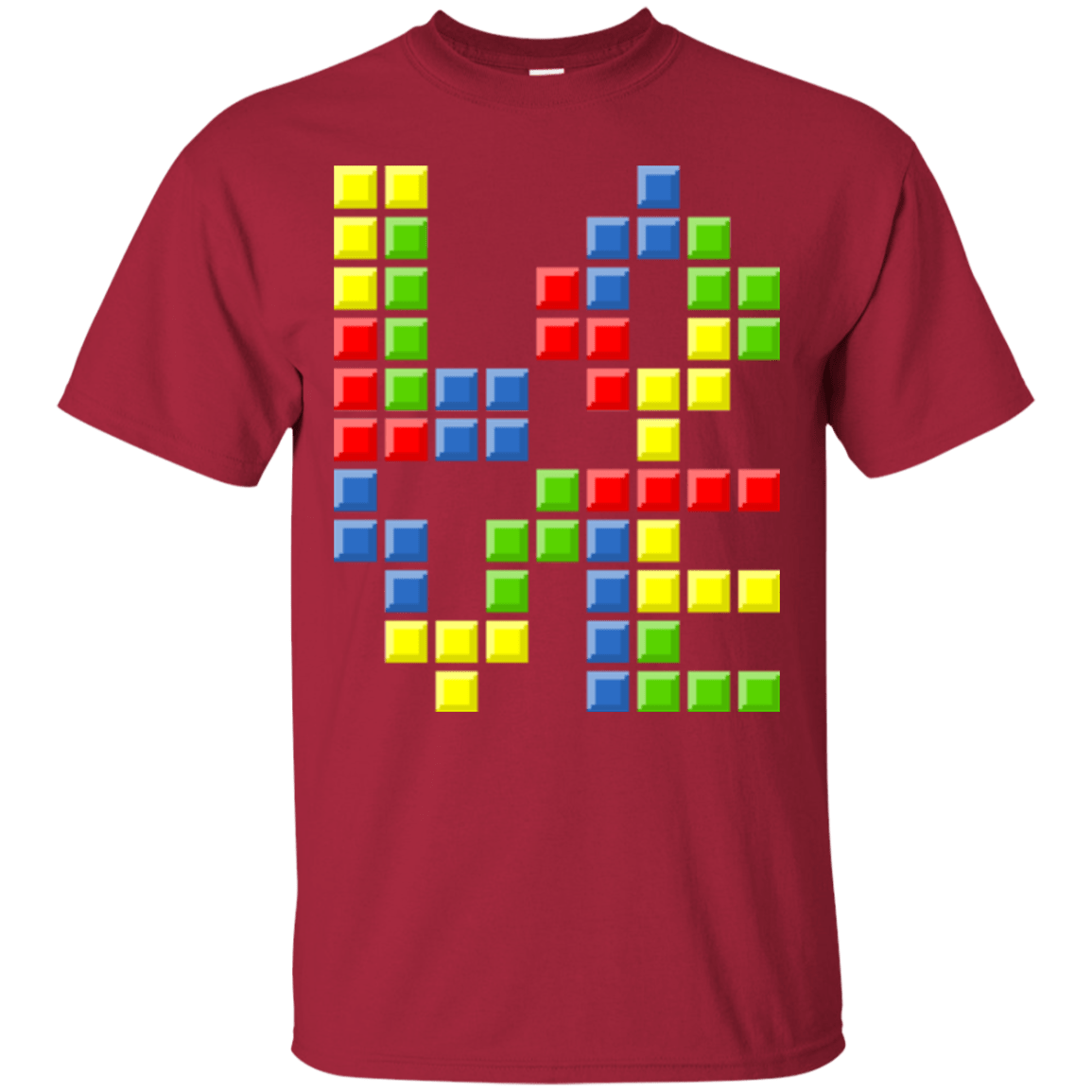T-Shirts Cardinal / S Love Puzzles T-Shirt