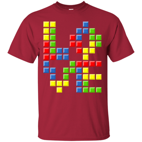 T-Shirts Cardinal / S Love Puzzles T-Shirt