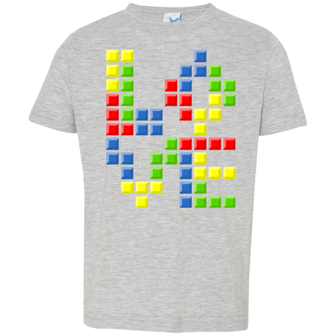 T-Shirts Heather Grey / 2T Love Puzzles Toddler Premium T-Shirt