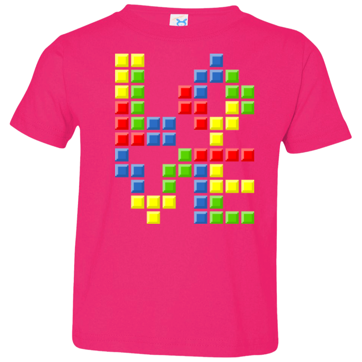 T-Shirts Hot Pink / 2T Love Puzzles Toddler Premium T-Shirt