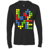 T-Shirts Vintage Black / X-Small Love Puzzles Triblend Long Sleeve Hoodie Tee