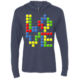 T-Shirts Vintage Navy / X-Small Love Puzzles Triblend Long Sleeve Hoodie Tee