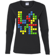 T-Shirts Black / S Love Puzzles Women's Long Sleeve T-Shirt