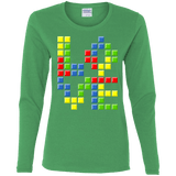 T-Shirts Irish Green / S Love Puzzles Women's Long Sleeve T-Shirt