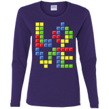 T-Shirts Purple / S Love Puzzles Women's Long Sleeve T-Shirt