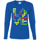 T-Shirts Royal / S Love Puzzles Women's Long Sleeve T-Shirt