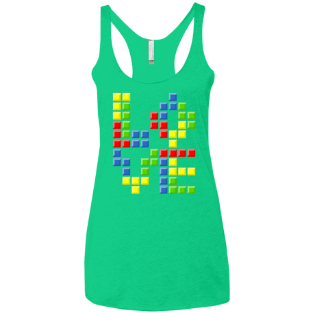 T-Shirts Envy / X-Small Love Puzzles Women's Triblend Racerback Tank
