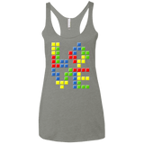 T-Shirts Venetian Grey / X-Small Love Puzzles Women's Triblend Racerback Tank