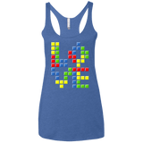 T-Shirts Vintage Royal / X-Small Love Puzzles Women's Triblend Racerback Tank