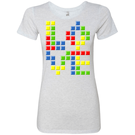T-Shirts Heather White / S Love Puzzles Women's Triblend T-Shirt
