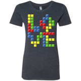 T-Shirts Vintage Navy / S Love Puzzles Women's Triblend T-Shirt