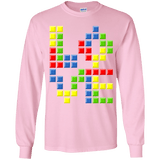 T-Shirts Light Pink / YS Love Puzzles Youth Long Sleeve T-Shirt