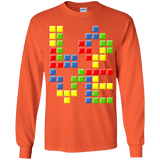 T-Shirts Orange / YS Love Puzzles Youth Long Sleeve T-Shirt