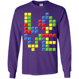 T-Shirts Purple / YS Love Puzzles Youth Long Sleeve T-Shirt