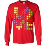 T-Shirts Red / YS Love Puzzles Youth Long Sleeve T-Shirt