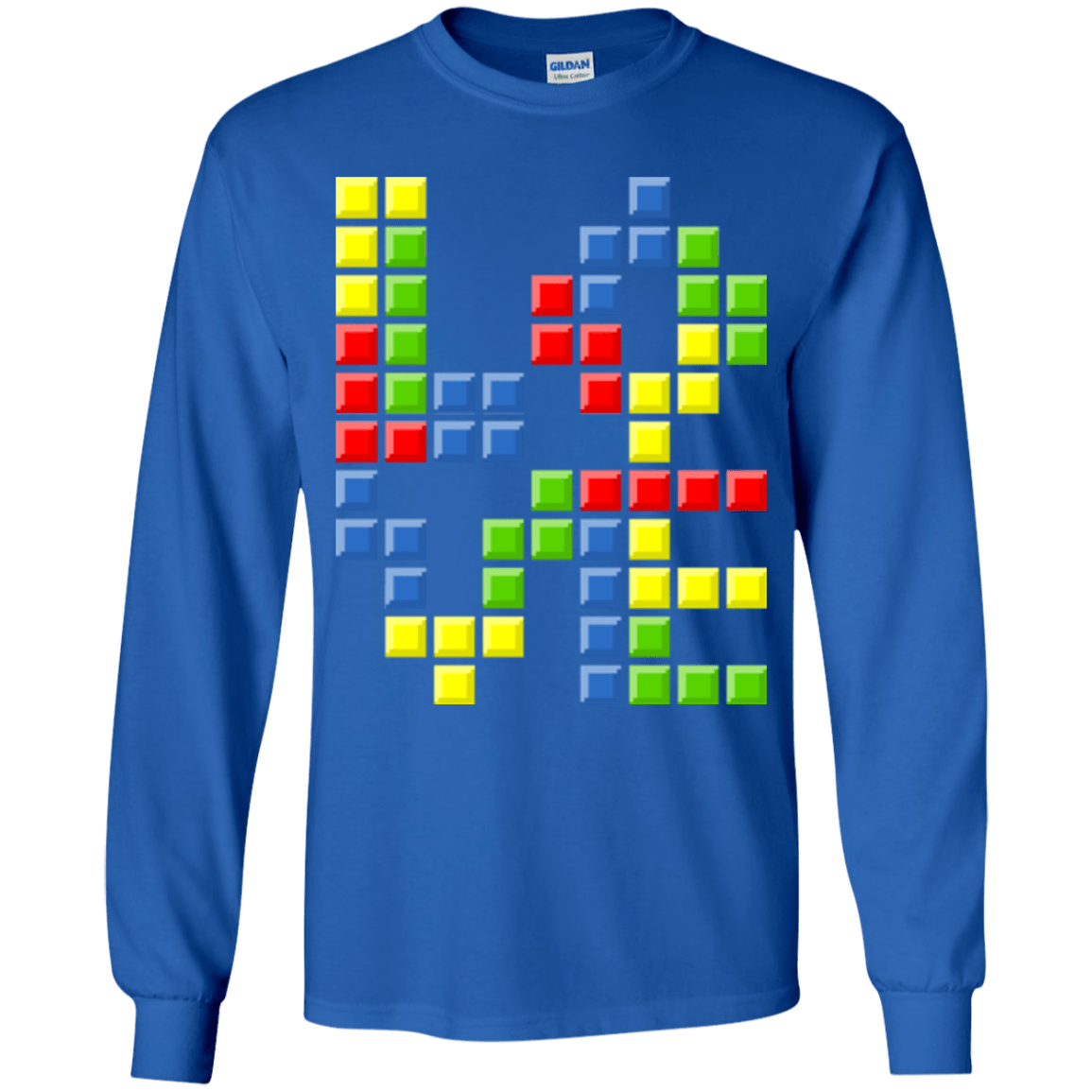T-Shirts Royal / YS Love Puzzles Youth Long Sleeve T-Shirt