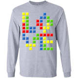 T-Shirts Sport Grey / YS Love Puzzles Youth Long Sleeve T-Shirt