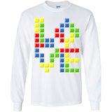 T-Shirts White / YS Love Puzzles Youth Long Sleeve T-Shirt