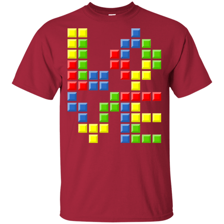 T-Shirts Cardinal / YXS Love Puzzles Youth T-Shirt