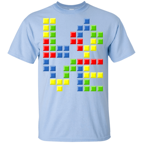 T-Shirts Light Blue / YXS Love Puzzles Youth T-Shirt