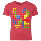 T-Shirts Vintage Red / YXS Love Puzzles Youth Triblend T-Shirt