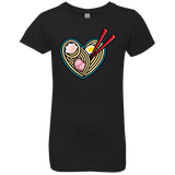 T-Shirts Black / YXS Love Ramen Girls Premium T-Shirt