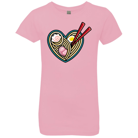 T-Shirts Light Pink / YXS Love Ramen Girls Premium T-Shirt