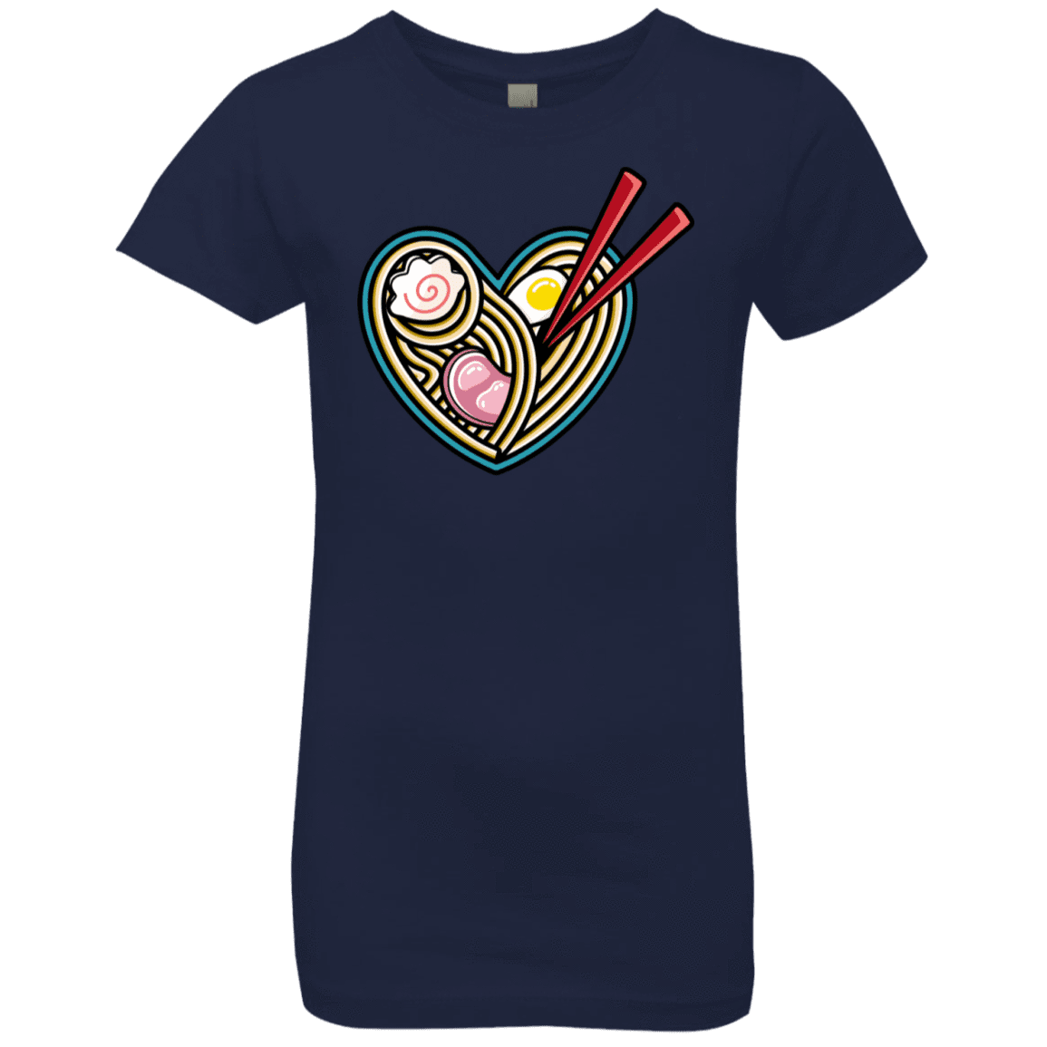 T-Shirts Midnight Navy / YXS Love Ramen Girls Premium T-Shirt