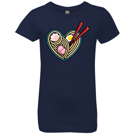 T-Shirts Midnight Navy / YXS Love Ramen Girls Premium T-Shirt