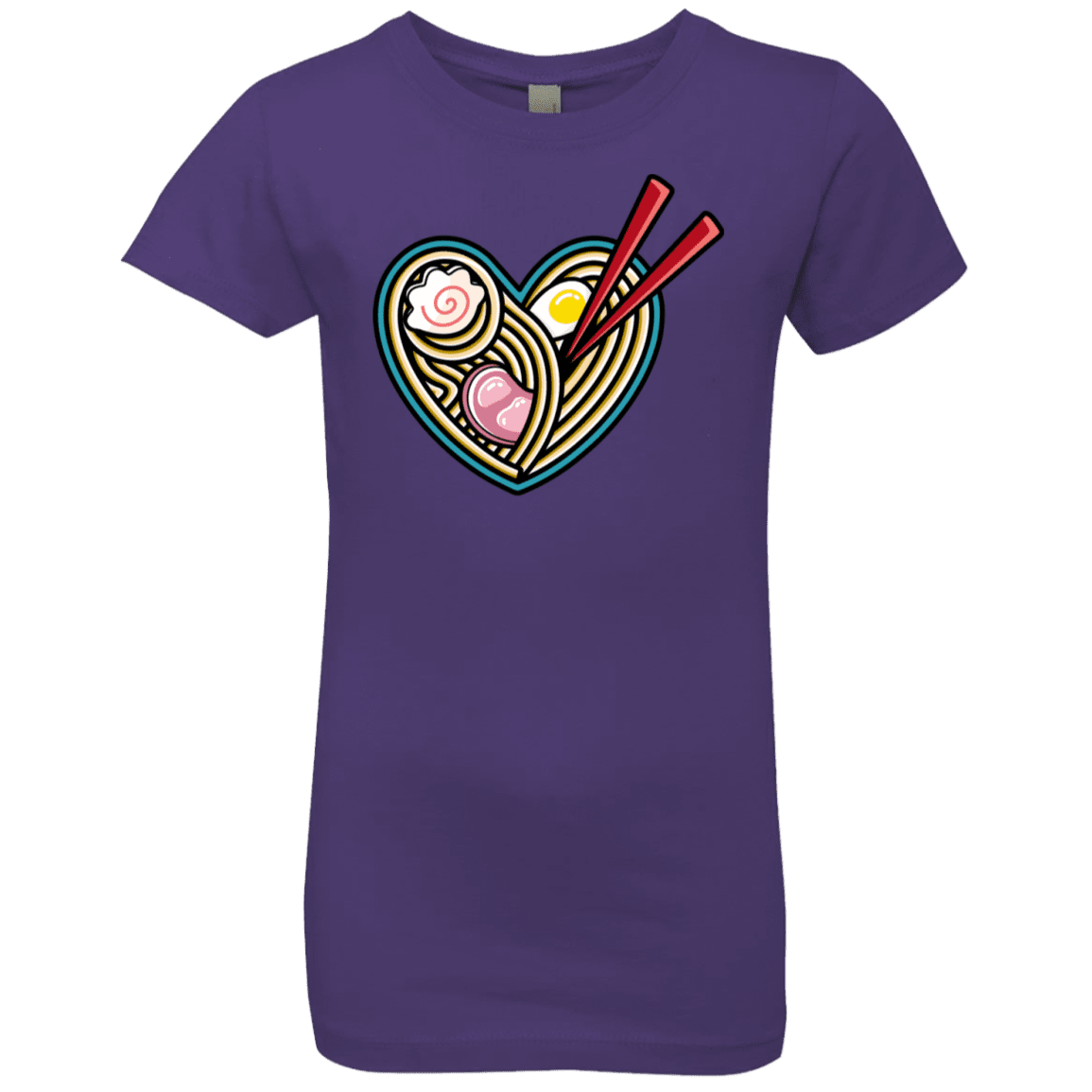 T-Shirts Purple Rush / YXS Love Ramen Girls Premium T-Shirt