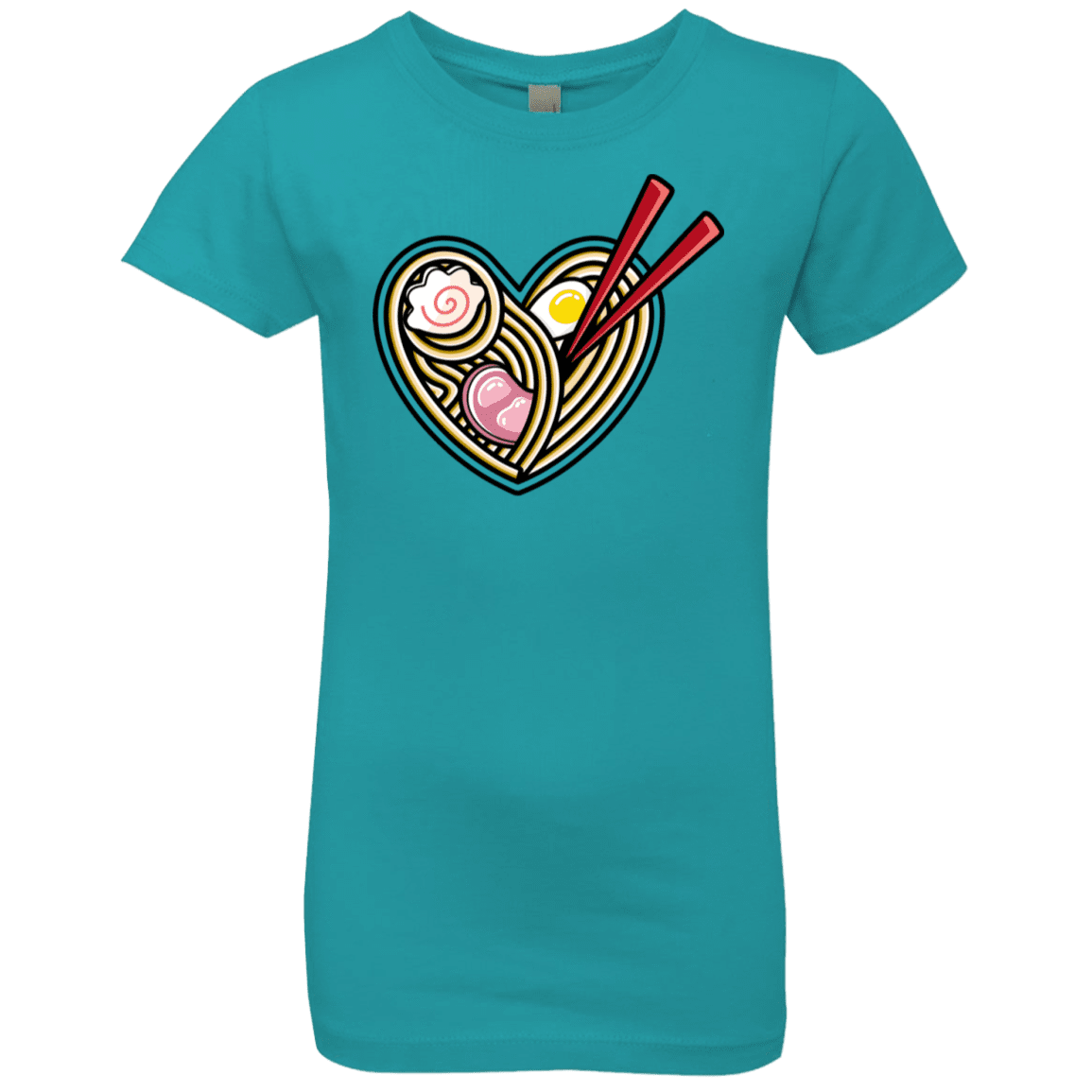 T-Shirts Tahiti Blue / YXS Love Ramen Girls Premium T-Shirt