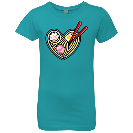 T-Shirts Tahiti Blue / YXS Love Ramen Girls Premium T-Shirt