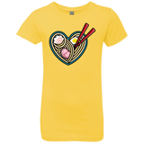 T-Shirts Vibrant Yellow / YXS Love Ramen Girls Premium T-Shirt