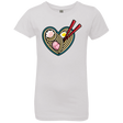 T-Shirts White / YXS Love Ramen Girls Premium T-Shirt