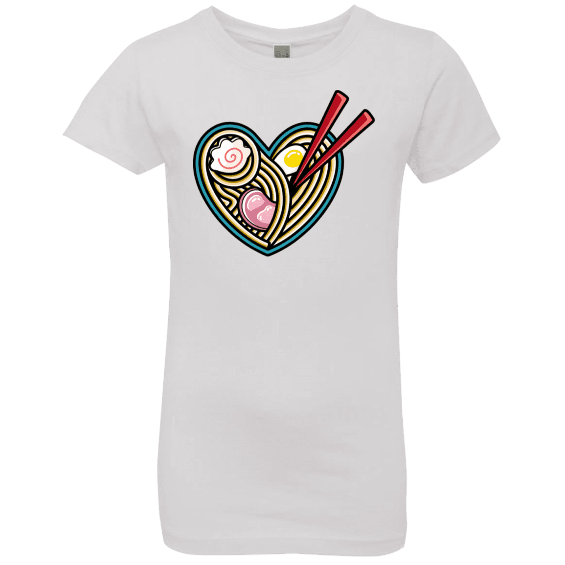 T-Shirts White / YXS Love Ramen Girls Premium T-Shirt