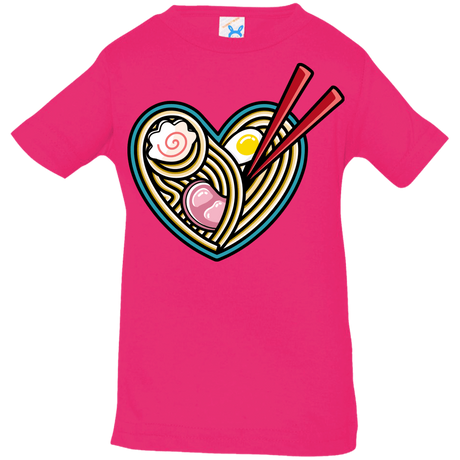 T-Shirts Hot Pink / 6 Months Love Ramen Infant Premium T-Shirt