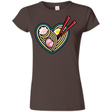 T-Shirts Dark Chocolate / S Love Ramen Junior Slimmer-Fit T-Shirt