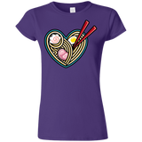 T-Shirts Purple / S Love Ramen Junior Slimmer-Fit T-Shirt