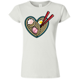 T-Shirts White / S Love Ramen Junior Slimmer-Fit T-Shirt