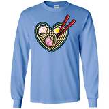 T-Shirts Carolina Blue / S Love Ramen Men's Long Sleeve T-Shirt