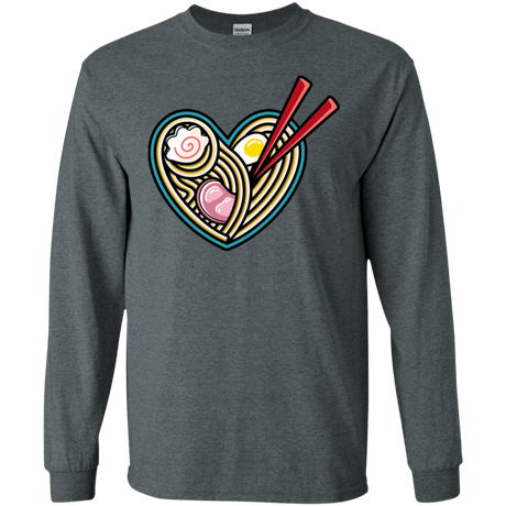 T-Shirts Dark Heather / S Love Ramen Men's Long Sleeve T-Shirt