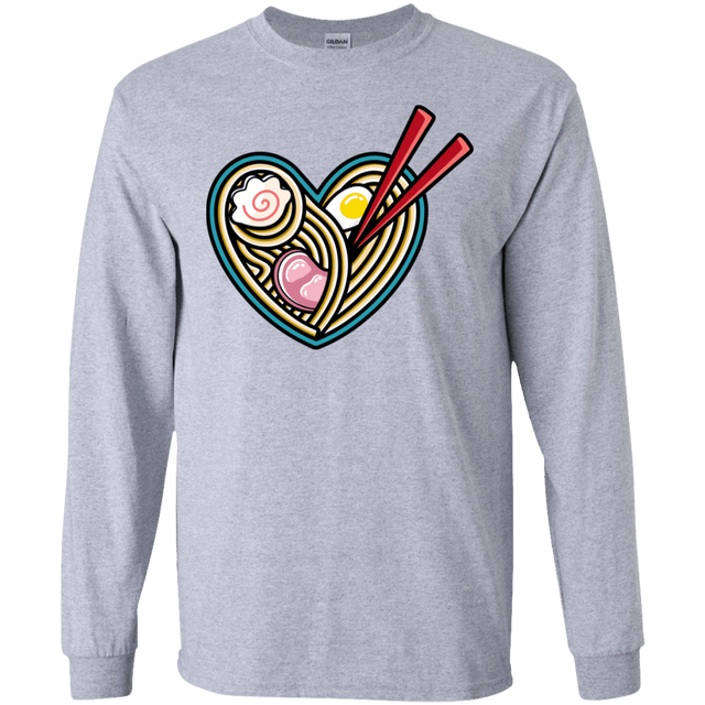 T-Shirts Sport Grey / S Love Ramen Men's Long Sleeve T-Shirt