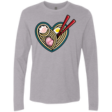 T-Shirts Heather Grey / S Love Ramen Men's Premium Long Sleeve