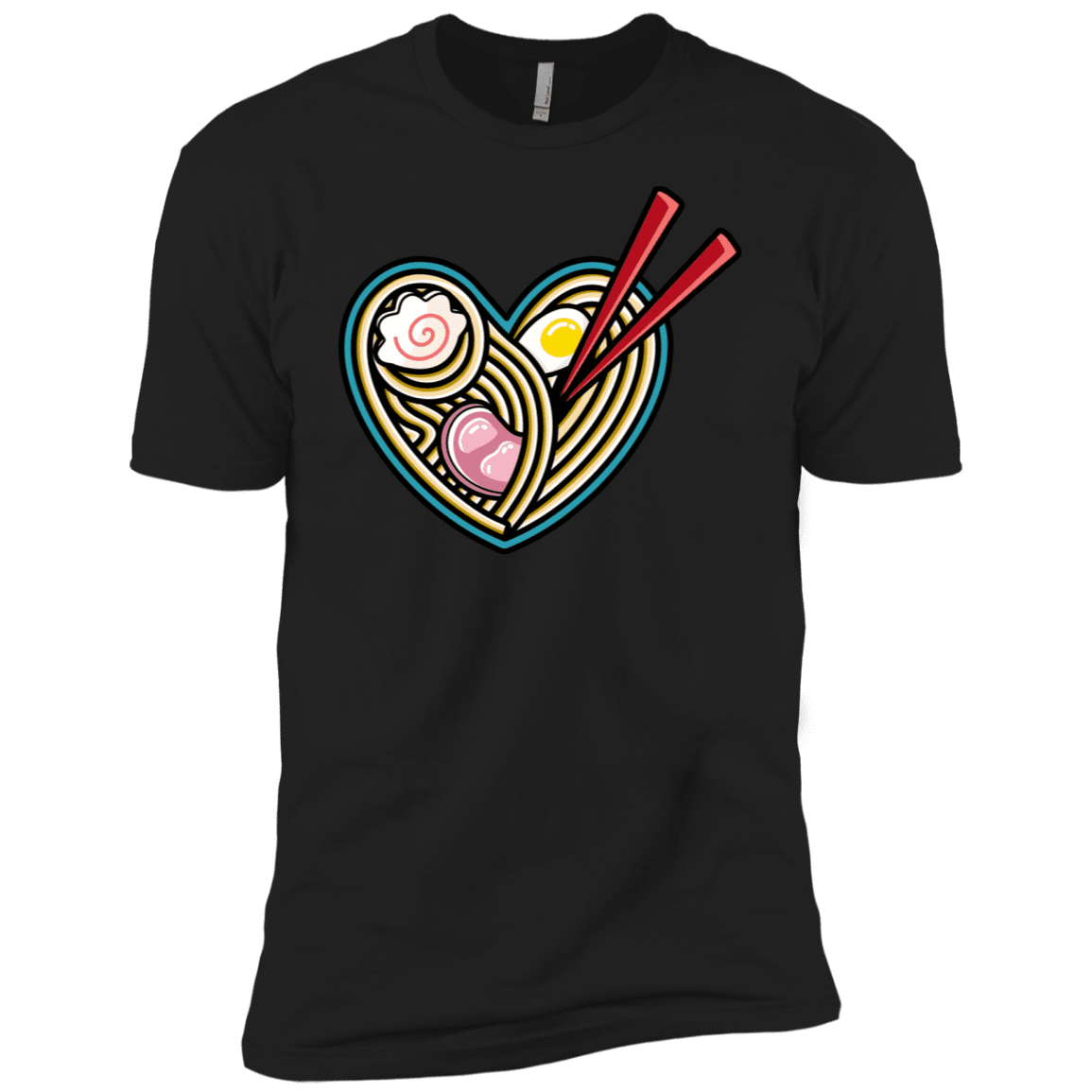 T-Shirts Black / X-Small Love Ramen Men's Premium T-Shirt