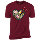 T-Shirts Cardinal / X-Small Love Ramen Men's Premium T-Shirt