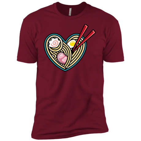 T-Shirts Cardinal / X-Small Love Ramen Men's Premium T-Shirt