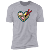 T-Shirts Heather Grey / S Love Ramen Men's Premium T-Shirt
